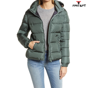 Hot Selling High Quality Long Sleeve Down Puffer Jacket Lightweight Popular Design With Zipper-Cheap Price Wholesale Supply - Product Image 2