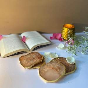 Sous-verre en résine élégant, style bohème, fait à la main, protège les meubles, résiste à la chaleur et à l'humidité, pour tables basses, salles à manger, prix bas - Product Image 4