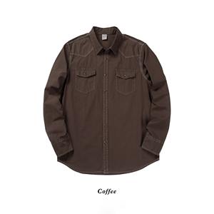 เสื้อเชิ้ตผู้ชายแขนยาว ปกแหลม ผ้าไม่เป็นขุย ไม่หดตัว ระบายอากาศได้ดี สไตล์ลำลอง - Product Image 2