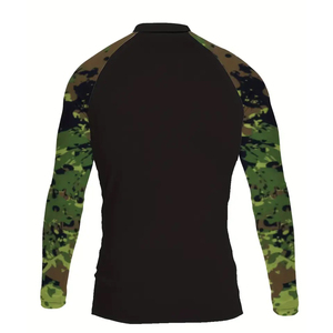 T-shirt de compression de fitness pour adultes à manches longues, sublimation de haute qualité, séchage rapide, respirant, UPF50+, OEM - Product Image 2