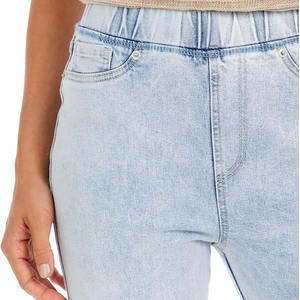 High Quality <b>Women's</b> Denim Flare Pants High Waist Skinny Fit <b>Boot</b> Cut Vintage Distressed Wash Casual Streetwear <b>Summer</b> - Product Image 3