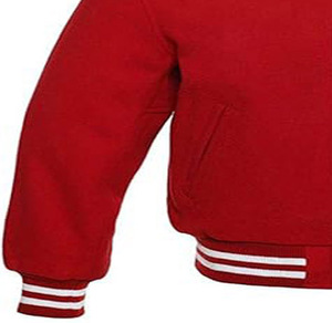 Wholesale Winter Stand Collar <b>Canvas</b> <b>Jacket</b> for Men Outdoor Cotton Letterman Bomber Baseball Varsity Coat - Product Image 2