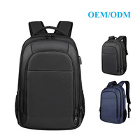 OEM/ODM Vietnam Produsen Ransel Laptop Bepergian Ransel dengan Port Pengisian USB untuk Sekolah Wanita Pria