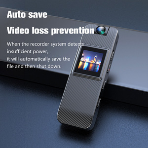 กล้องบันทึกวิดีโอแบบสวมใส่ตัว ความละเอียด 1080P Full HD พร้อมเลนส์หมุนได้ 180 องศา สำหรับการรักษาความปลอดภัย - Product Image 5