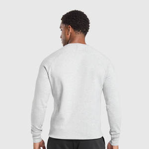OEM Pull en éponge française 100% coton mélangé imprimé sur mesure Sweat-shirt à col rond de haute qualité Streetwear Hiver délavé à la pierre - Product Image 4