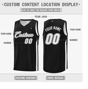 Ensemble de maillots de basket-ball réversibles personnalisés, uniforme de basket-ball sublimé de haute qualité - Product Image 2