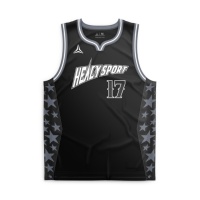 Tenues de basketball pour adultes Healy, impression numérique personnalisée, maillot de basketball respirant en mesh, design 100% polyester, élégant et rapide à sécher