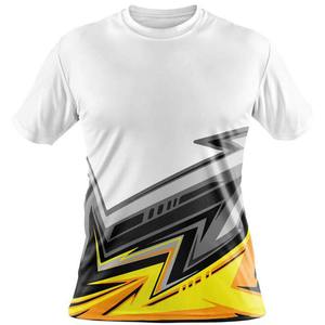 Camiseta de algodón de manga corta de doble capa personalizada para hombre Logotipo impreso de fábrica hecho de poliéster/material tejido de algodón - Product Image 1