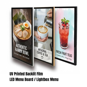 High Quality Backlit Banner Printing / Custom UV Backlit Film / Lightbox Backlit <b>Sign</b> Material - Product Image 5