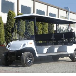 Lanzadera eléctrica de 12 pasajeros | Rendimiento del carrito de golf | Paseo en carrito de golf eléctrico Premium - Product Image 3