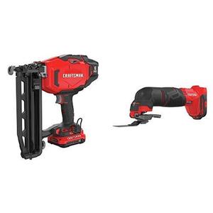 Kit de Clavadora Inalámbrica V20 18GA con Herramienta Oscilante y Fuente de Alimentación a Batería - Product Image 1