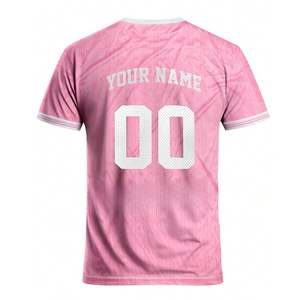 Maillot de football en maille 100% polyester, nouveau maillot d'échauffement de club, personnalisé avec le nom et le numéro de l'équipe, extensible dans les quatre sens - Product Image 2