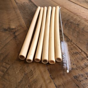 Pailles boba réutilisables, naturelles, durables, personnalisées, vente en gros, fournitures de bar, accessoires - Product Image 5