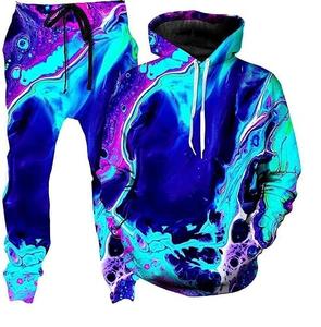 ชุดวอร์มลำลองสำหรับผู้ชายมีฮู้ดธรรมดาชุดออกกำลังกายฟิตเนสชุดวิ่งชุดออกกำลังกาย - Product Image 3