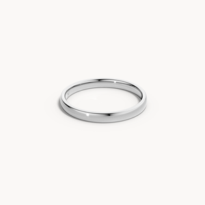Bague de mariage géométrique pour homme en or 18 carats, 2,5 mm, bijoux fins - Product Image 1