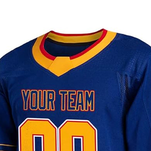 Jersey de hielo de diseño personalizado de fábrica de ropa deportiva, venta al por mayor, impresión por sublimación, 100% poliéster, jersey de hockey sobre hielo personalizado para hombre - Product Image 3