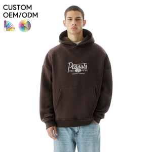 Sweat-shirt à capuche pour homme de haute qualité, OEM ODM, coton biologique premium, polaire en polyester, imperméable, écologique, sweat-shirt personnalisé - Product Image 1