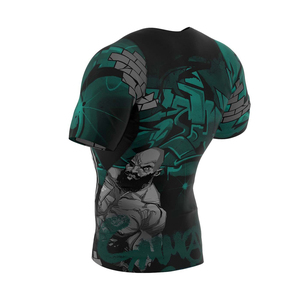 New <b>Rashguard</b> Rash Guard Long Sleeve Men Sportswear Arrival Custom Design Sublimation <b>Rashguard</b> MMA <b>Rashguard</b> <b>BJJ</b> Rashgaurd - Product Image 4
