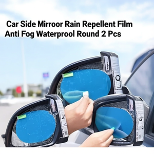 <b>Car</b> Side Mirror <b>Rain</b> <b>Repellent</b> Film Anti Fog Waterproof Round 2 Pcs - Product Image 3
