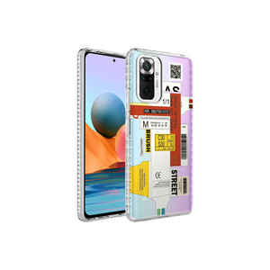 Coque en silicone antichoc SAFA Elegans Series 5G avec airbag, motif sur le dos, pour téléphone portable Xiaomi Redmi Note 10 Pro - Product Image 1