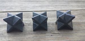 Estrella Merkaba de Turmalina Negra Tallada, Piedra Preciosa, Herramienta de Sanación Espiritual Feng Shui, REIKI, Decoración del Hogar - Product Image 2