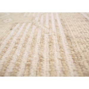 Grand tapis en laine noué à la main, motif géométrique et abstrait thym ivoire, pour entrée, couloir et maison - LCA-844 - Product Image 3