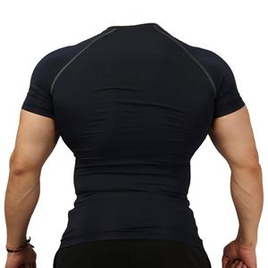 T-shirt de sport pour homme 210 g/m² – Vente chaude, prix usine, personnalisable, matière extensible, idéal pour la gym et la compression - Product Image 5
