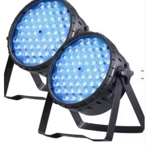 ไฟพาร์ LED 54x3W สไตล์อุตสาหกรรม RGB DMX512 IP67 FB4ปรับแต่ง B22โครเมี่ยม - Product Image 1