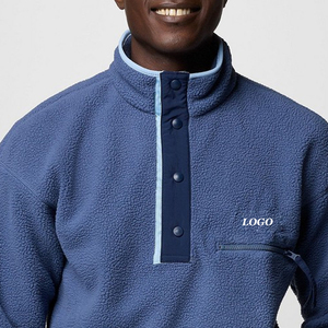 เสื้อสเวตเชิ้ตผู้ชายแบบคอตั้ง ดีไซน์บล็อกสี วัสดุคุณภาพสูง ระบายอากาศได้ดี  รับสกรีนโลโก้ - Product Image 2