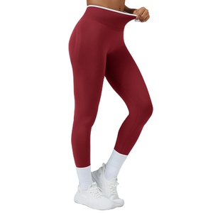 Women's High Waist Breathable Quick Dry Spandex/Polyester Gym Fitness Sports Scrunch Casual Solid Running <b>Leggings</b> <b>Seamless</b> Yoga - Product Image 1