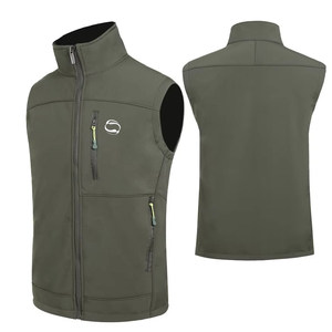 Vente en gros Gilet personnalisé Nouveau design Gilet à coquille souple sans manches Gilet de randonnée à coquille souple à 3 couches imperméable à l'eau - Product Image 1