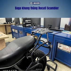 Ducati scambler กรอบกระเป๋าด้านข้างสำหรับใส่สัมภาระรถจักรยานยนต์ PH Kin khc สีดำท่อเคลือบผงเคลือบเดี่ยวความจุมาตรฐาน - Product Image 5