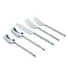 SilverSpiral Elite Polished <b>Cutlery</b> <b>Set</b> Stainless Steel Twisted Handle Premium Dining Flatware <b>Set</b> for Home Kitchen Restaurants - Product Image 3