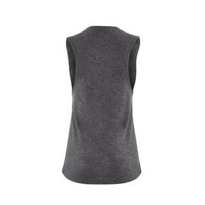 Camiseta sin Mangas de Alta Calidad para Mujer, Color Azul Jaspeado, Corte Redondo, Marca Next Level - Product Image 4