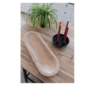 Cuenco de masa decorativo de madera para servir alimentos, cuencos de masa de madera de nuevo diseño de oliva para decoración de mesa, cuenco para servir, tamaño personalizado - Product Image 4
