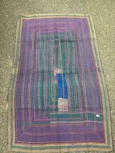 Hecho a mano Reversible Kantha sostenible cosido a mano Kantha tradicional Vintage 100% algodón hecho a mano Boho Chic Kantha - Product Image 4