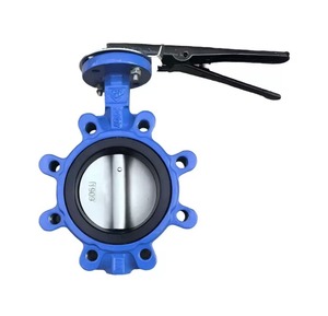 วาล์วผีเสื้อแบบลูกปืนพร้อมซีล PTFE แบบมีก้านโยกหรือเกียร์ควบคุม - Product Image 3