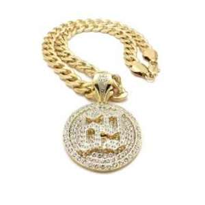 Collar con Colgante de Diamantes Estilo Hiphop, Cadena Brillante con Colgante de Diamantes de Lujo para Joyería de Moda Urbana - Product Image 3