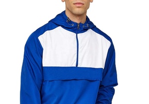 Survêtement en polyester décontracté personnalisé pour hommes concevez votre propre ensemble de jogging coupe-vent imperméable d'été coupe-vent Cargo Sport - Product Image 4