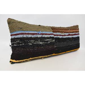 หมอนขนสัตว์ลายดอกวินเทจสไตล์โบฮีเมียนหรูหราขนาด18X18นิ้วสไตล์วินเทจดอกไม้สีน้ำตาลเย็บปะติดปะต่อกันเน้นสำหรับห้องนั่งเล่นผ้าทอเทคนิคขนาด16X36นิ้ว - Product Image 3