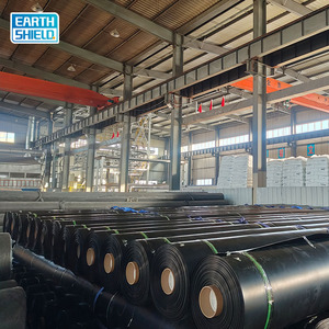 Géomembrane HDPE texturée noire anti-UV pour revêtement de pente, stockage minier, pisciculture, élevage de crevettes, déchiquetage, barrage, durée de vie 50 ans - Product Image 3