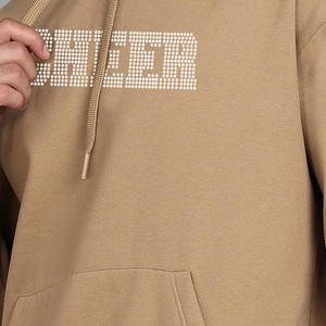 Sweat-shirts à capuche pour hommes en coton 100% avec strass, fermeture éclair, entièrement recouverts de strass, style personnalisé pour hommes et femmes - Product Image 5