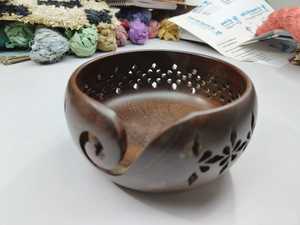 Customizable Mini <b>Travel</b> Sewing <b>Kit</b> Exquisite Star-Origin Wooden Knitting Bowl Woven Techniques Dye-Patterned Pre-Cuts Girls ISO - Product Image 4