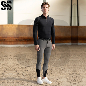 Pantalones de Montar a Caballo para Hombre, de Alta Calidad, Duraderos, Elásticos, Ajustados, para Entrenamiento Ecuestre, Uso en Establos, con Opciones Personalizables - Product Image 6