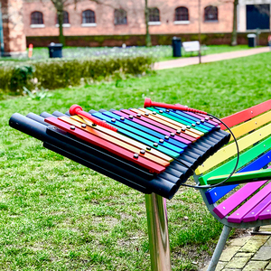 Instruments de percussion en aluminium arc-en-ciel pour parcs d'attractions, accessoires d'instruments de musique - Product Image 4