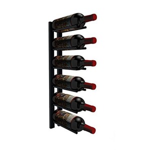 Porte-bouteilles vertical en métal de vente chaude porte-bouteille peu encombrant pour la décoration de bar à la maison prix de gros pour les boissons - Product Image 3