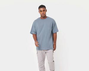 Camiseta Extra Grande de Alta Calidad para Hombre, 100% Algodón y Poliéster, Corte Cuadrado, Peso Pesado, Cuello Redondo, Ajuste Amplio - Product Image 3