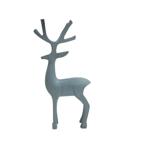 Reno de aluminio de último diseño para Navidad Reno decorativo Decoración de mesa gris oscuro personalizada - Product Image 5