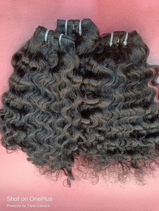 Extensiones de cabello humano virgen natural 100% Compre mechones de cabello en línea a los mejores precios en la India - Product Image 2