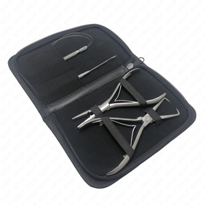 Kit d'outils d'extension de cheveux en acier inoxydable de qualité professionnelle ensemble de pinces d'extension de cheveux outils d'épilation d'extensions de cheveux - Product Image 6